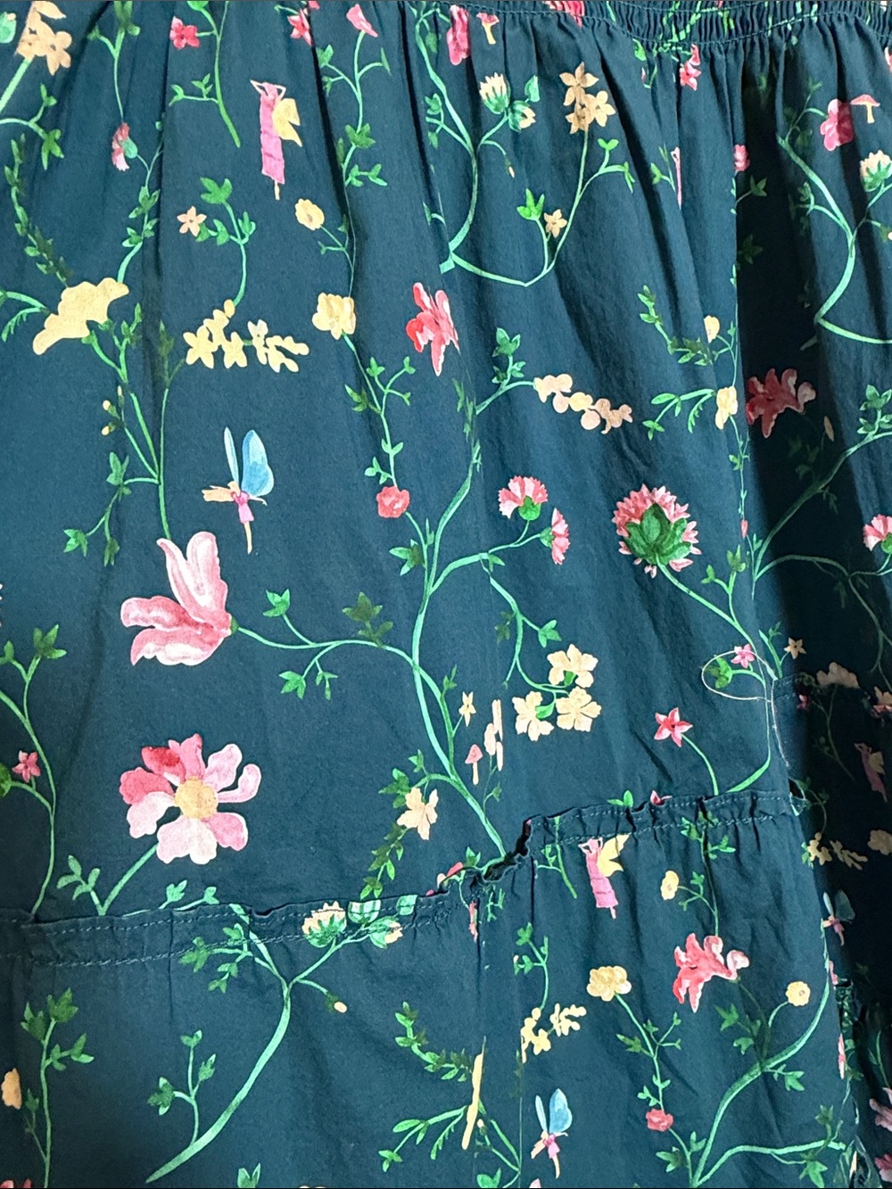 Hill House The Ellie Nap Midi Floral Dress Size M - Picture 5 of 8